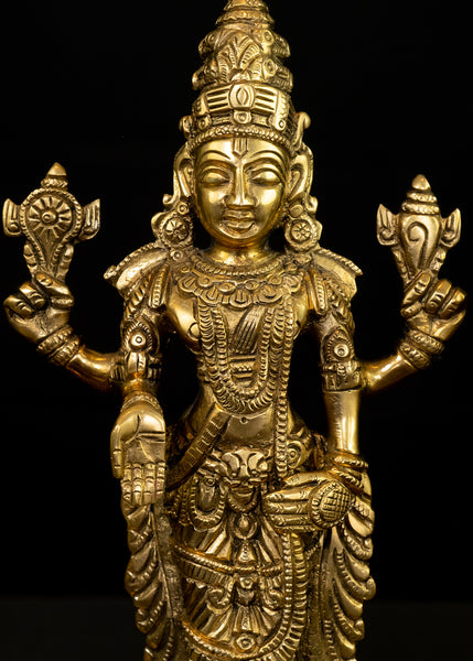 Bhagwan Vishnu with Goddess Lakshmi and Bhumadevi