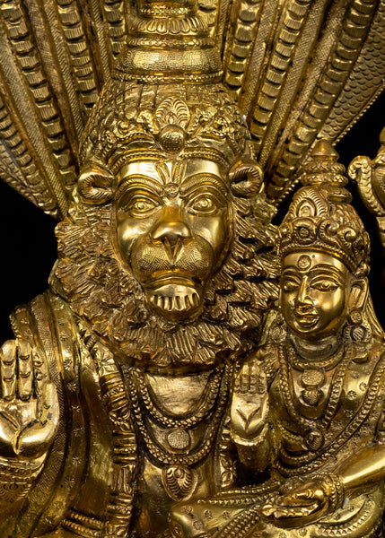 Brass Lakshmi Narasimha 11"