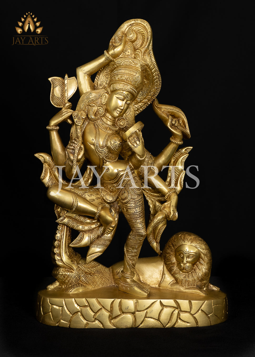 Brass Dancing Ardhanarishvara (Shiva Shakthi), Hindu Brass Statues