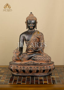 Medicine Buddha 13" Brass Statue