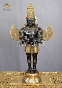 Brass Garuda (Khagesvara) in Anjali Mudra  21"