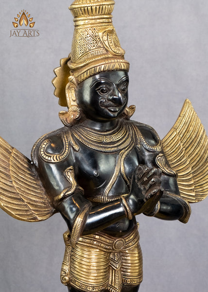 Brass Garuda (Khagesvara) in Anjali Mudra  21"