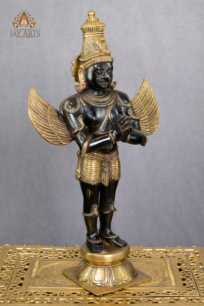Brass Garuda (Khagesvara) in Anjali Mudra  21"