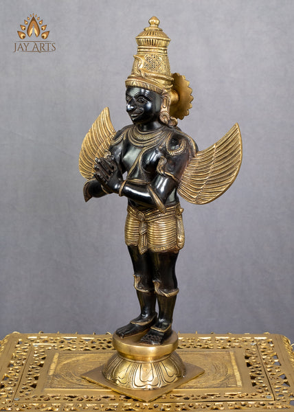 Brass Garuda (Khagesvara) in Anjali Mudra  21"