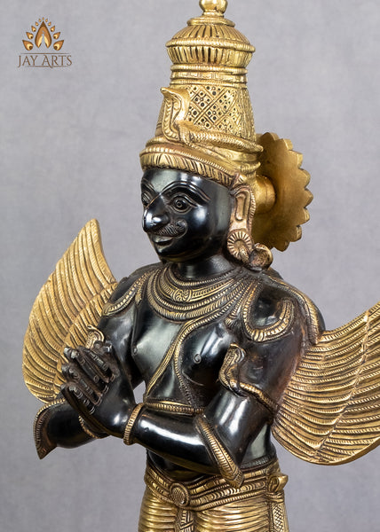 Brass Garuda (Khagesvara) in Anjali Mudra  21"
