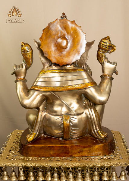 Brass Kshipra Ganesha 20"