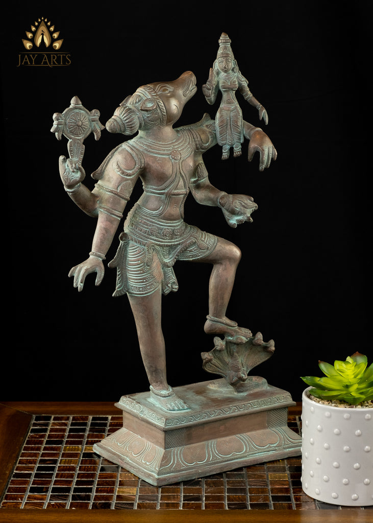 Varaha Avatar of Vishnu, Brass Vishnu Idols, Hindu Religious Idols ...