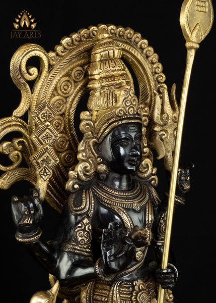 20" Lord Subramanya  (Murugan)  - The Hindu God of War