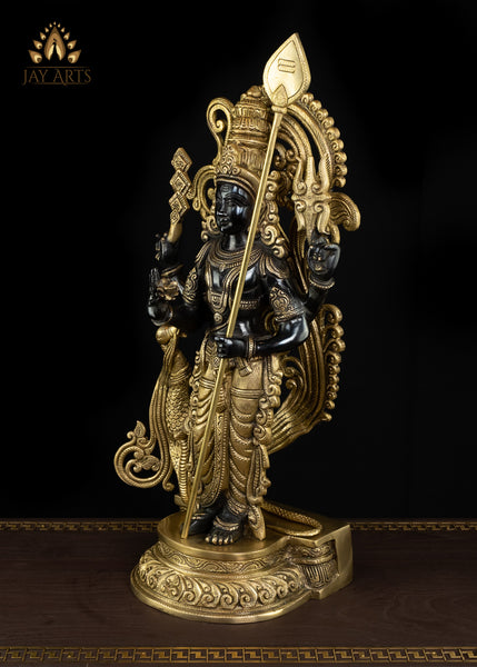 20" Lord Subramanya  (Murugan)  - The Hindu God of War