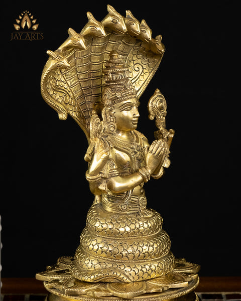 Maharishi Patanjali 10" Brass Statue