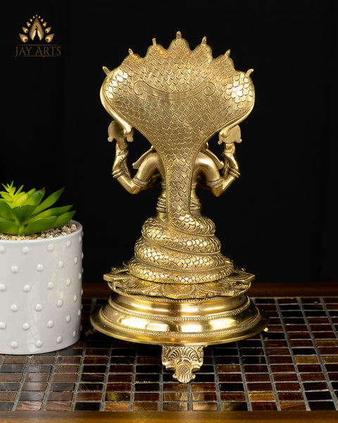 Maharishi Patanjali 10" Brass Statue