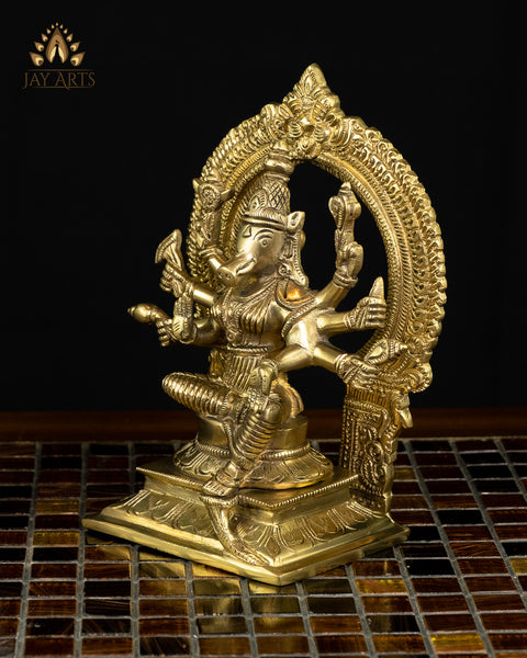 Goddess Varahi 8" Brass Statue