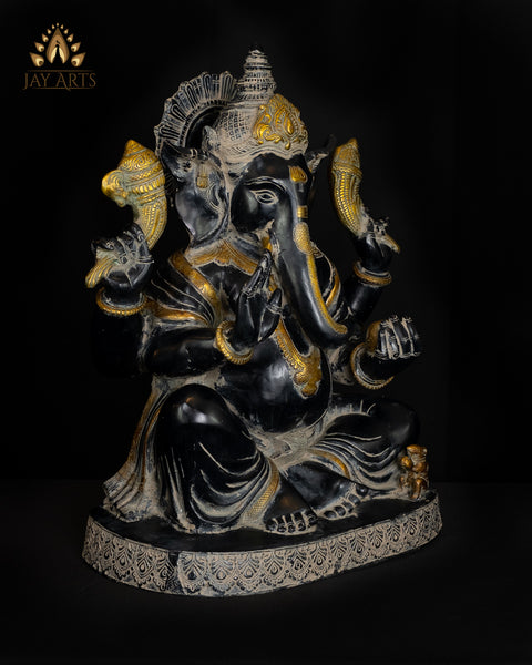 Kshipra Ganesh 20" Brass Statue