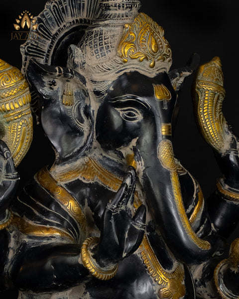 Kshipra Ganesh 20" Brass Statue