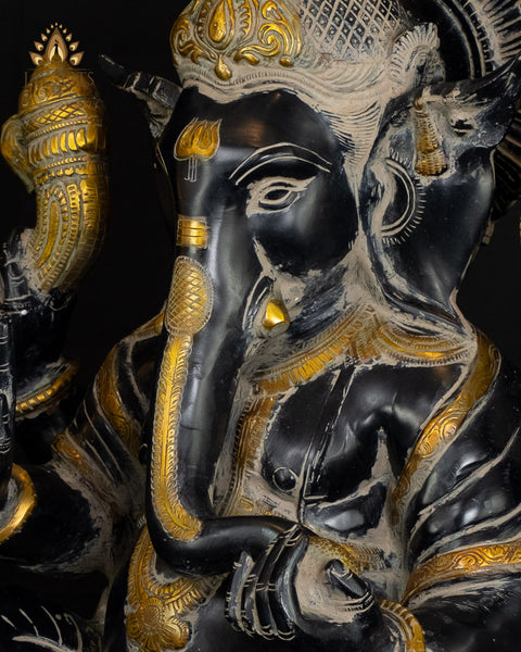 Kshipra Ganesh 20" Brass Statue