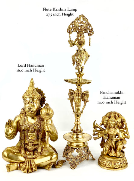 Flute Krishna Lamp