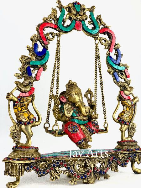 Lord Ganesh on Swing - Ganesh Jhoola