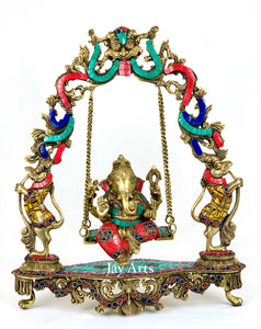 Lord Ganesh on Swing - Ganesh Jhoola