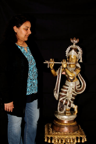 Sri Krishna playing Flute