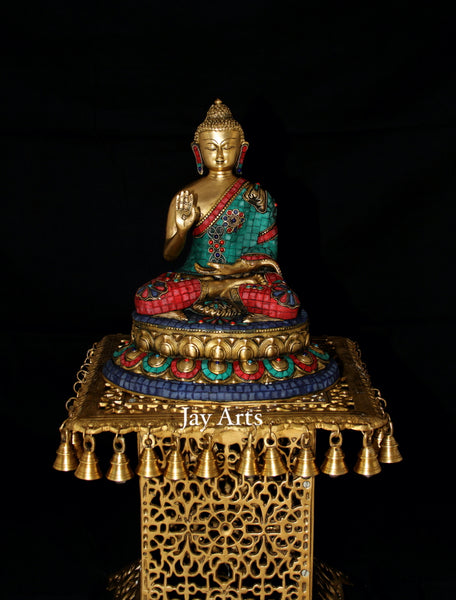 Buddha in Abhaya Mudra ( A gesture of fearlessness )