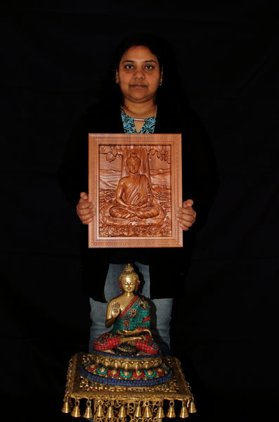 Buddha in Abhaya Mudra ( A gesture of fearlessness )