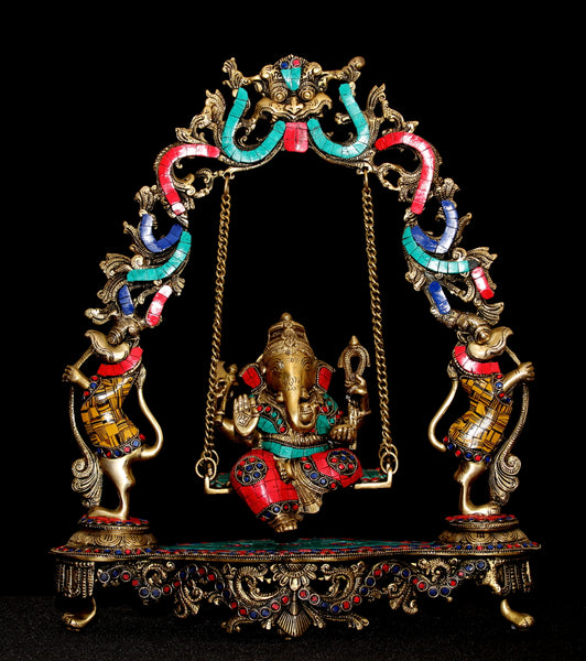 Lord Ganesh on Swing - Ganesh Jhoola