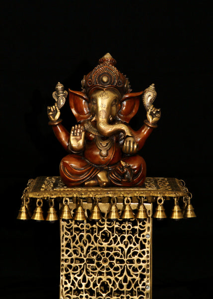 Lord Ganesha granting Abhaya