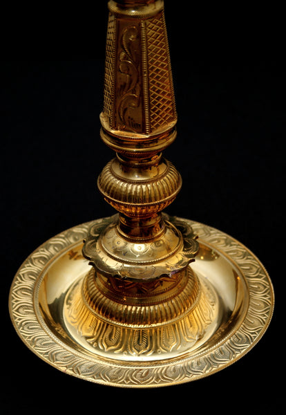 Lotus Lamp set - South Indian traditional fine quality Lamps