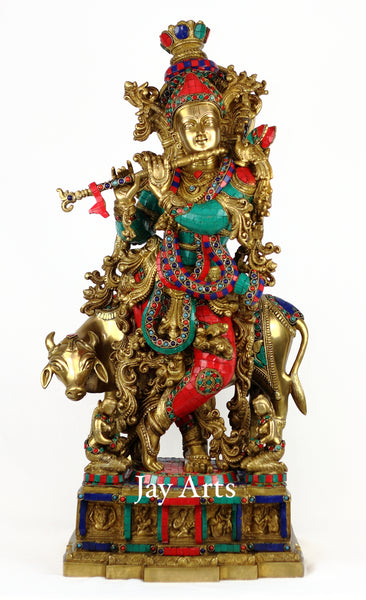 Muralidhara Gopala with a Cow