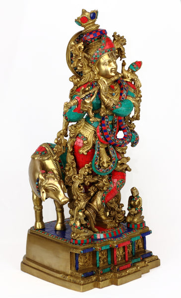 Muralidhara Gopala with a Cow