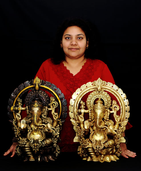 Abhaya Ganesh with Prabhavali