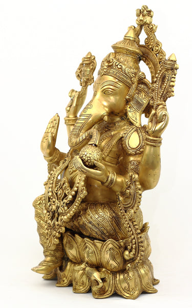 Kamalasana Ganesh - The God of Beginnings