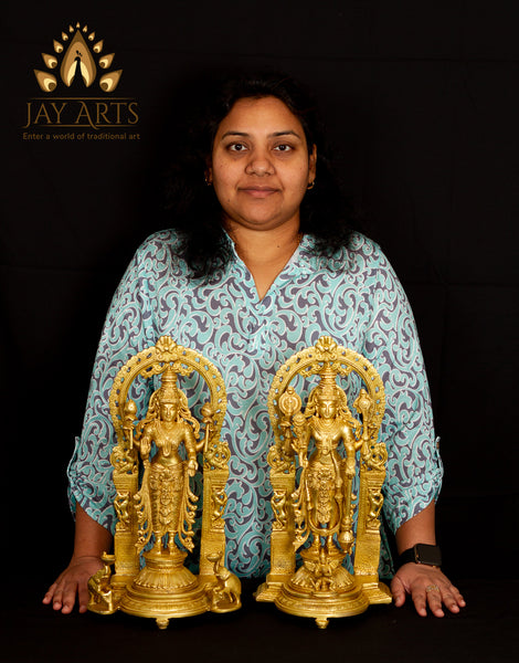 Lord Vishnu and Goddess Lakshmi set