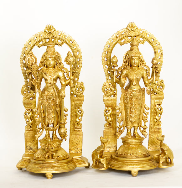 Lord Vishnu and Goddess Lakshmi set