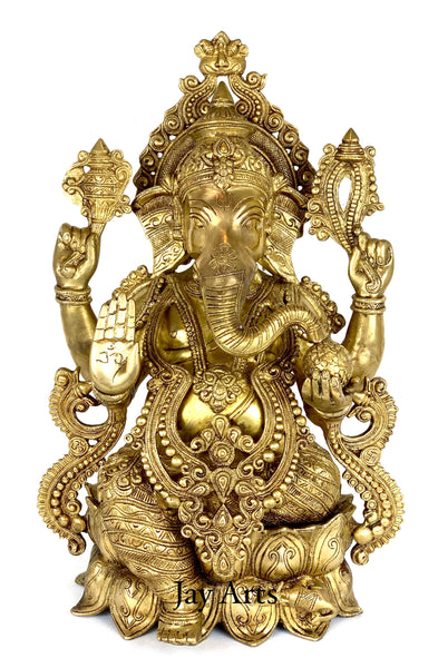 Kamalasana Ganesh - The God of Beginnings