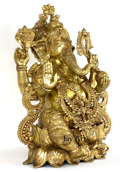 Kamalasana Ganesh - The God of Beginnings