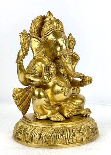 Ganapathi on Lotus pedestal