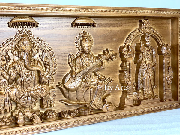 Indian Traditional Panel - Ash wood panel